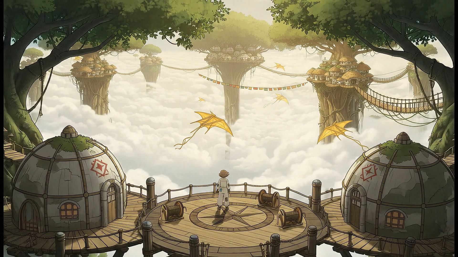 Kintsugi Sky Background